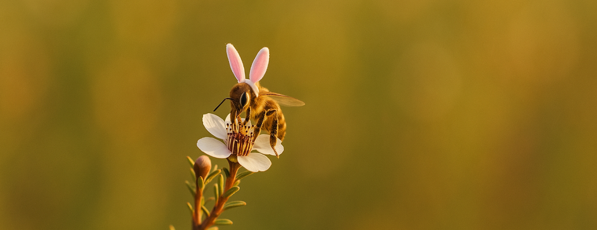 عيد فصح سعيد من Manuka Hut (مواعيد العمل بالداخل)